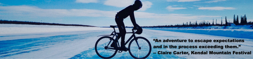 A fixed gear bicycle journey across Canada, Atlantic coast to Pacific coast to Arctic coast, by Montréal DJ JaBig